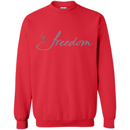 Freedom Dove T-shirt Red