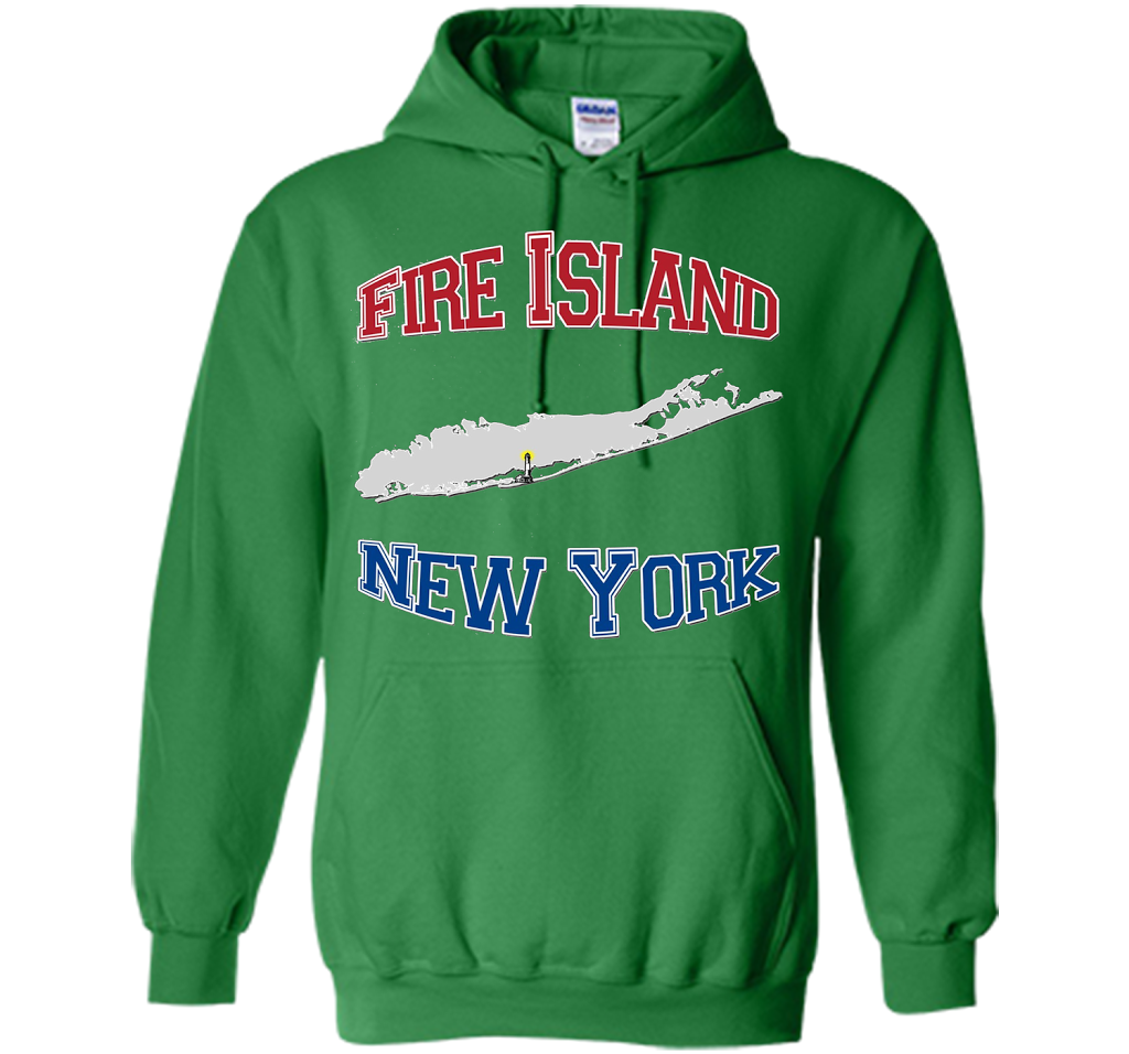 Fire Island New York T-shirt Irish Green