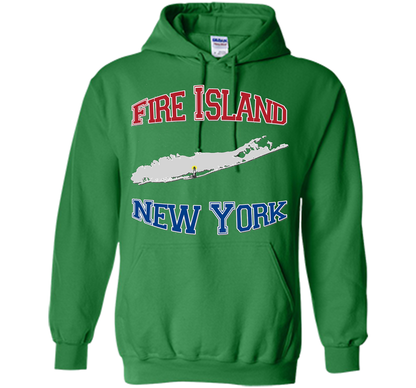 Fire Island New York T-shirt Irish Green