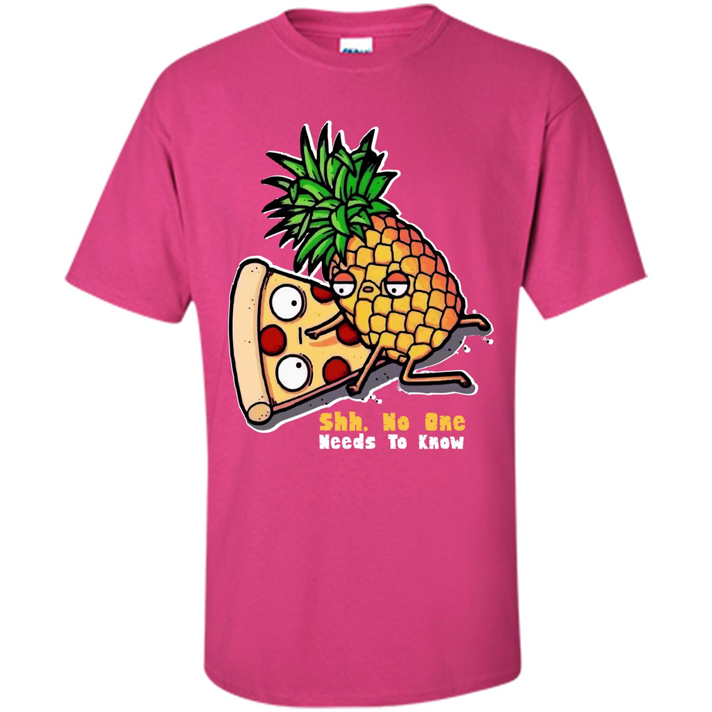 Pizza. Shh, No One Needs To Know T-shirt Heliconia