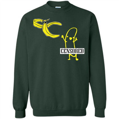 Banana T-shirt Censored T-shirt Forest Green