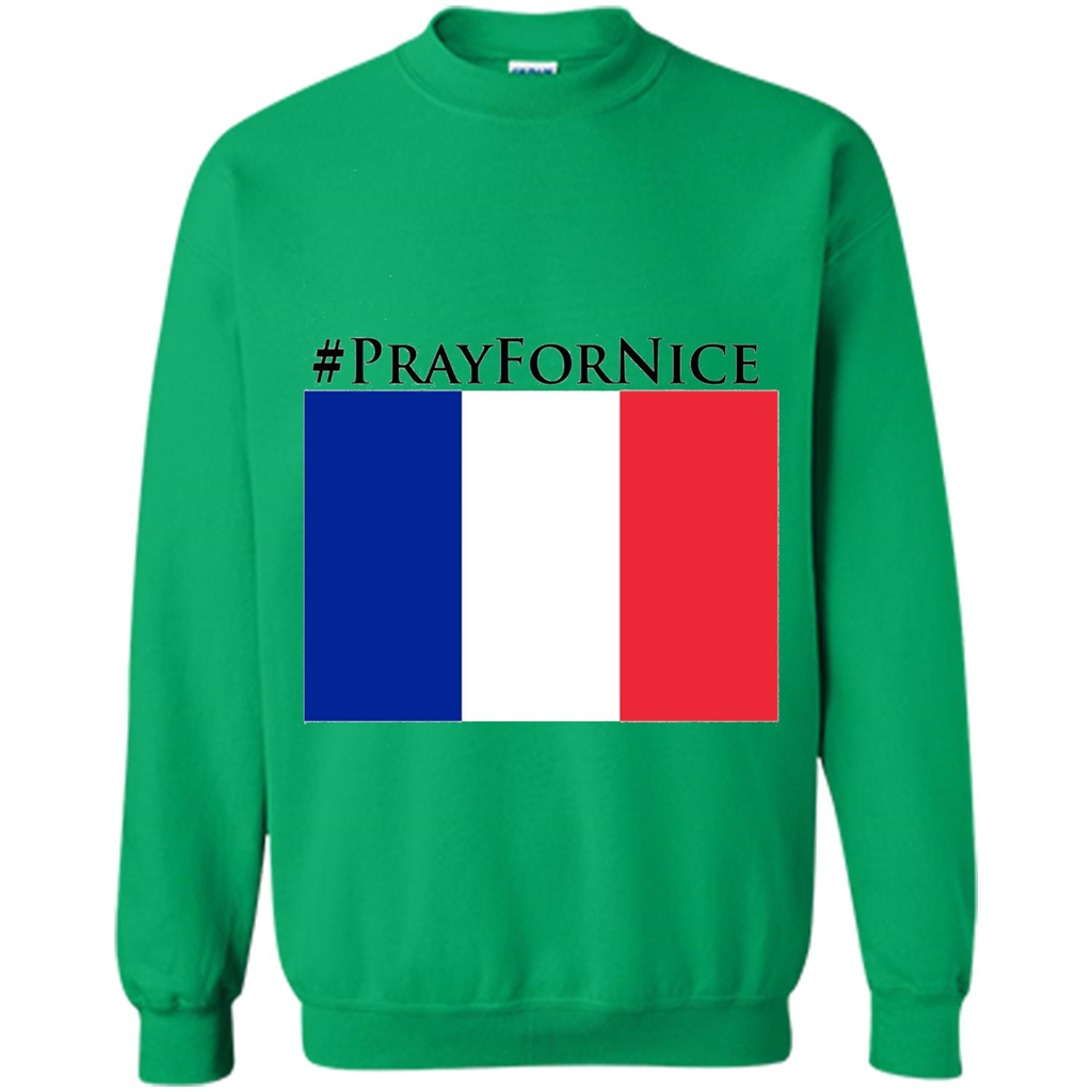 Pray For Nice T-shirt Irish Green
