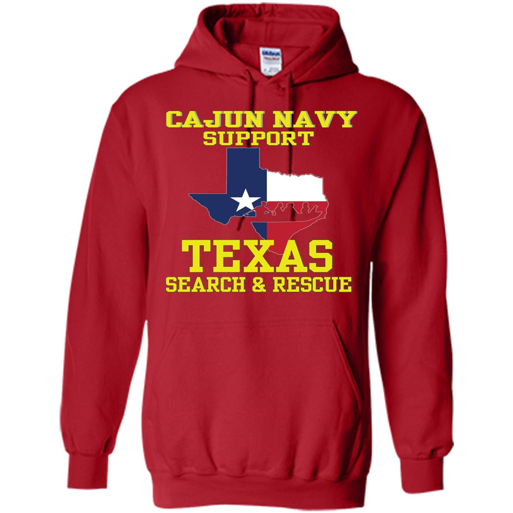 Cajun Navy Support Texas Search And Rescue T-shirt Red