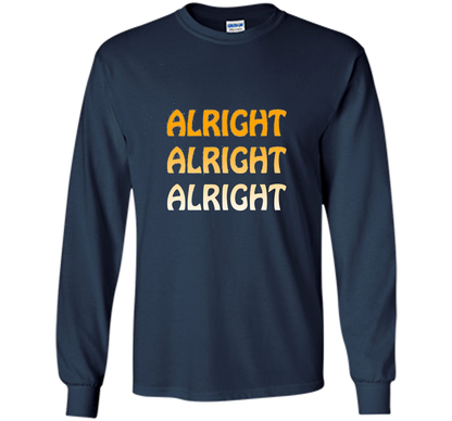 Alright Alright Alright T-shirt Navy