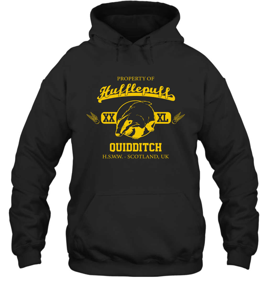 Property Of Hufflepuff Quidditch Harry Potter Hoodie Hoodie Black
