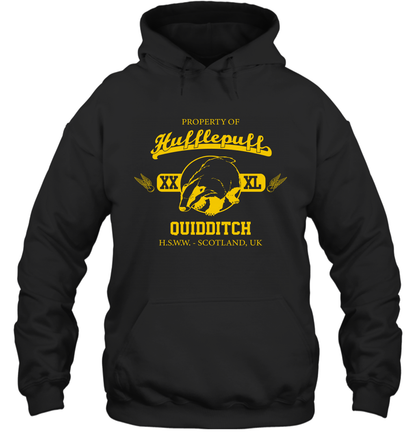 Property Of Hufflepuff Quidditch Harry Potter Hoodie Hoodie Black
