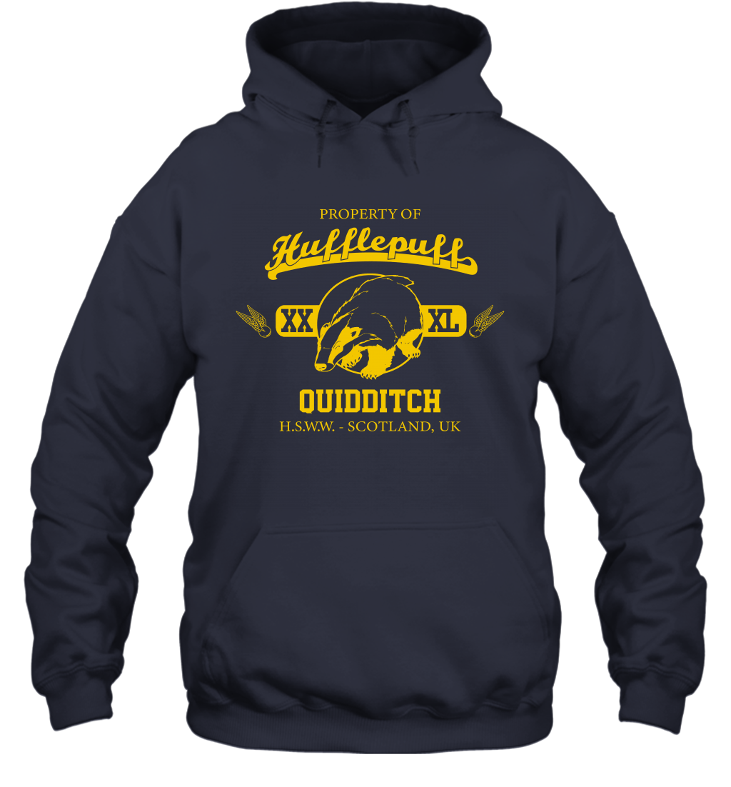 Property Of Hufflepuff Quidditch Harry Potter Hoodie Hoodie Navy