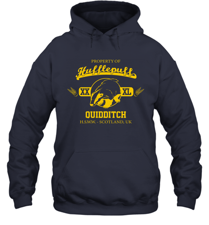 Property Of Hufflepuff Quidditch Harry Potter Hoodie Hoodie Navy