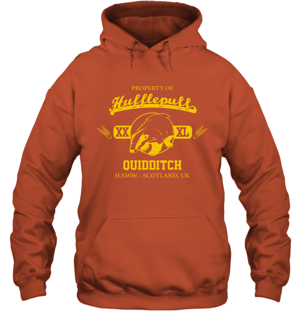 Property Of Hufflepuff Quidditch Harry Potter Hoodie Hoodie Orange