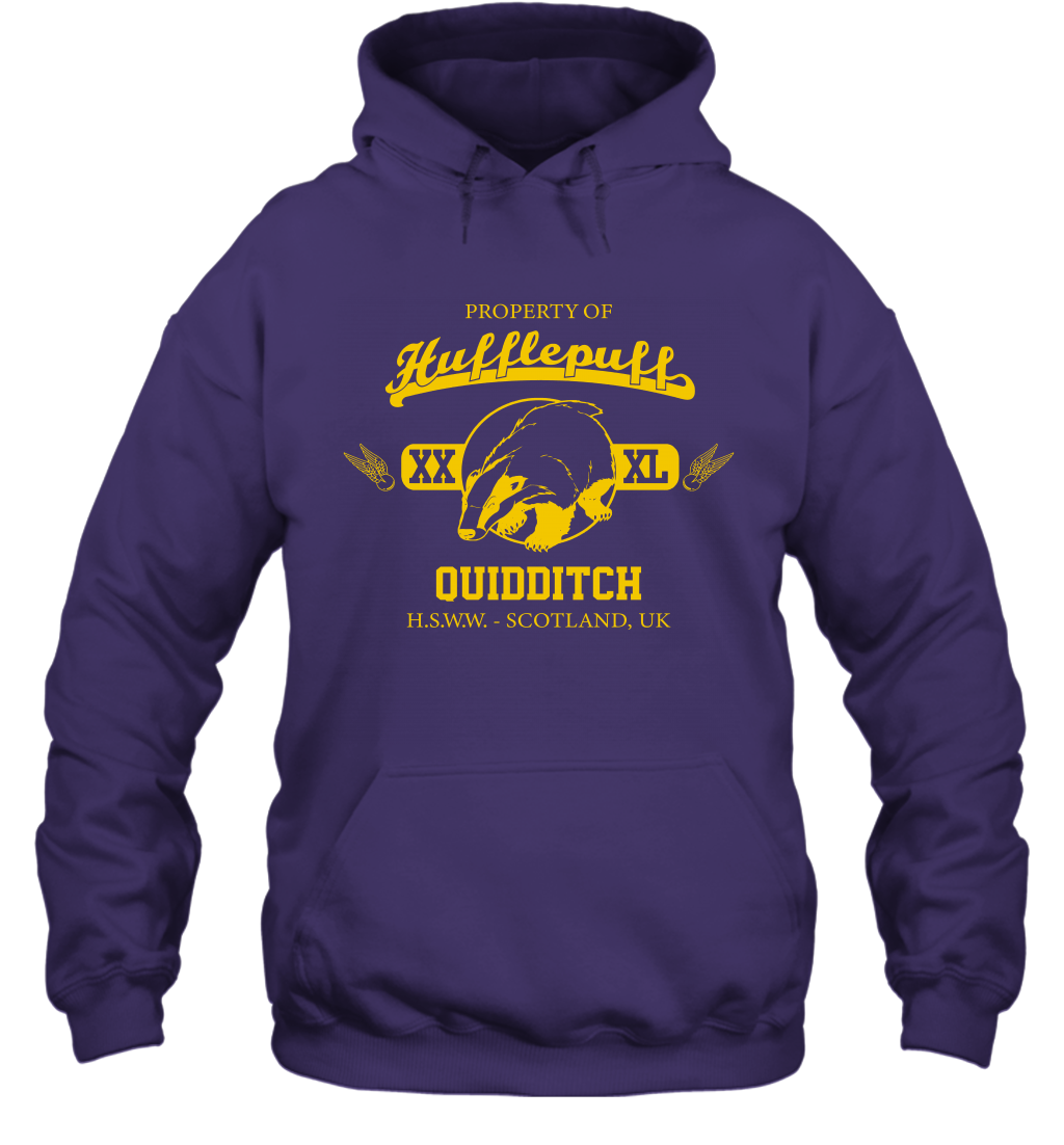 Property Of Hufflepuff Quidditch Harry Potter Hoodie Hoodie Purple