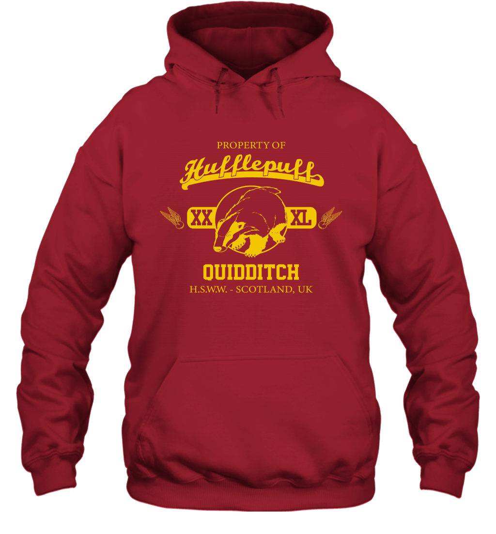 Property Of Hufflepuff Quidditch Harry Potter Hoodie Hoodie Red