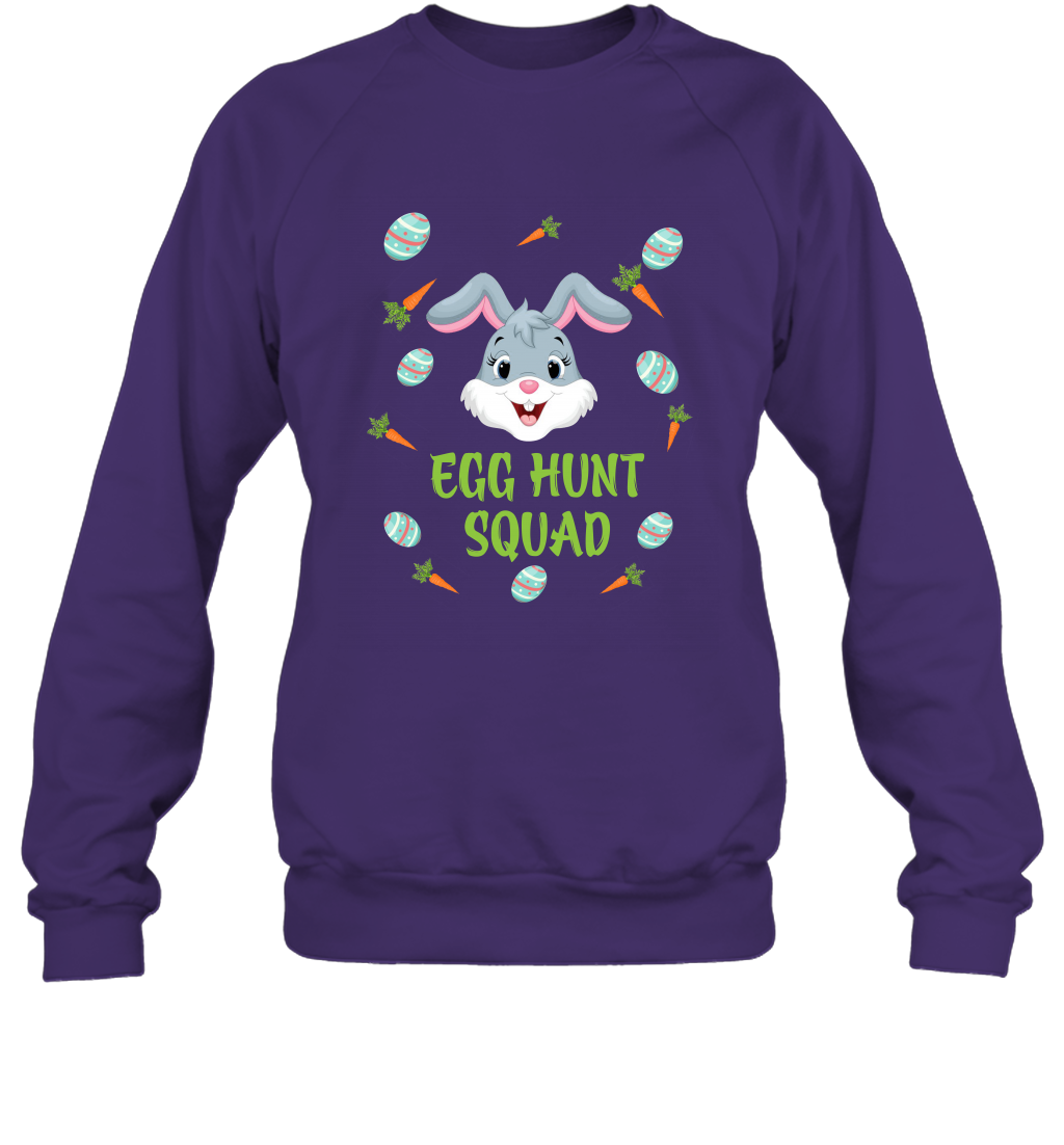 Egg Hunt Squad Happy Easter Day Shirt Sweatshirt Purple