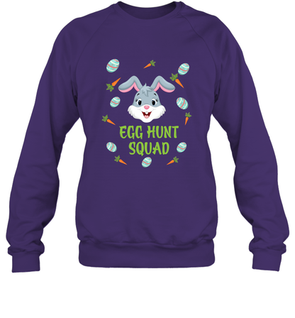 Egg Hunt Squad Happy Easter Day Shirt Sweatshirt Purple