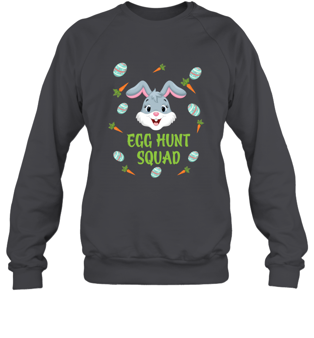 Egg Hunt Squad Happy Easter Day Shirt Sweatshirt Dark Heather