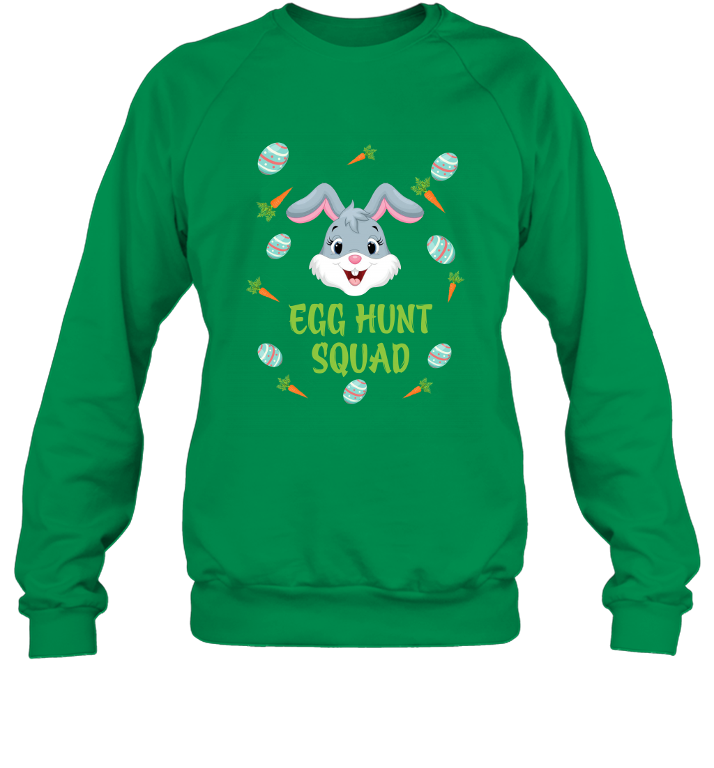Egg Hunt Squad Happy Easter Day Shirt Sweatshirt Irish Green