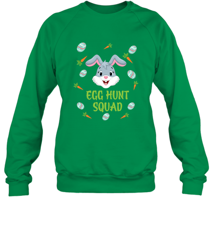 Egg Hunt Squad Happy Easter Day Shirt Sweatshirt Irish Green