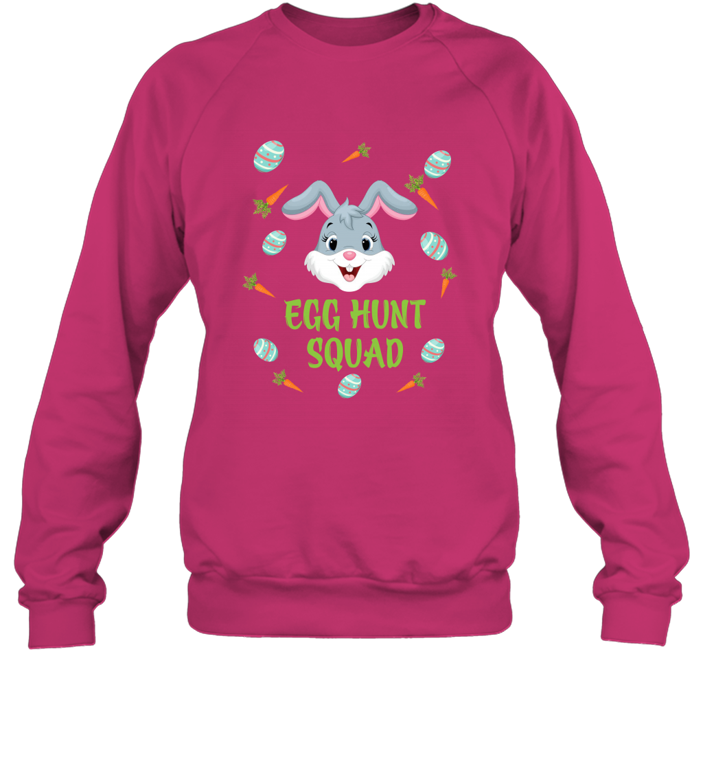 Egg Hunt Squad Happy Easter Day Shirt Sweatshirt Heliconia