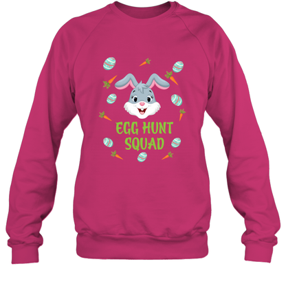 Egg Hunt Squad Happy Easter Day Shirt Sweatshirt Heliconia