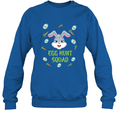 Egg Hunt Squad Happy Easter Day Shirt Sweatshirt Royal