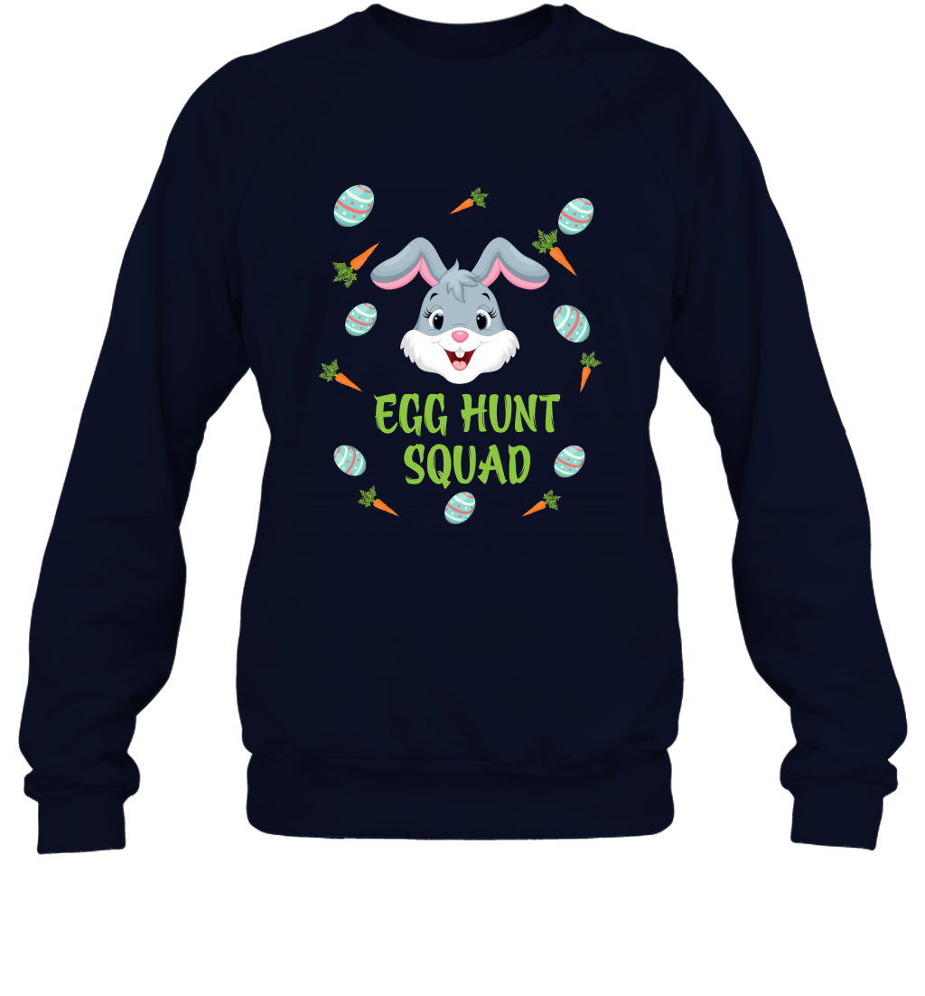 Egg Hunt Squad Happy Easter Day Shirt Sweatshirt Navy