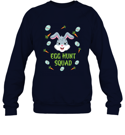 Egg Hunt Squad Happy Easter Day Shirt Sweatshirt Navy