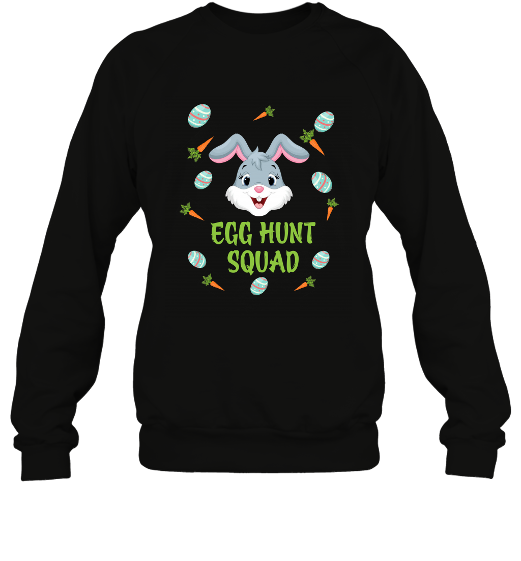 Egg Hunt Squad Happy Easter Day Shirt Sweatshirt Black