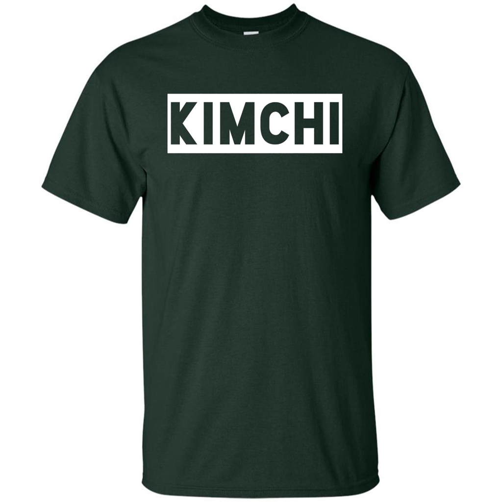 Kimchi T-shirt Korean Food Foodie T-shirt Forest Green