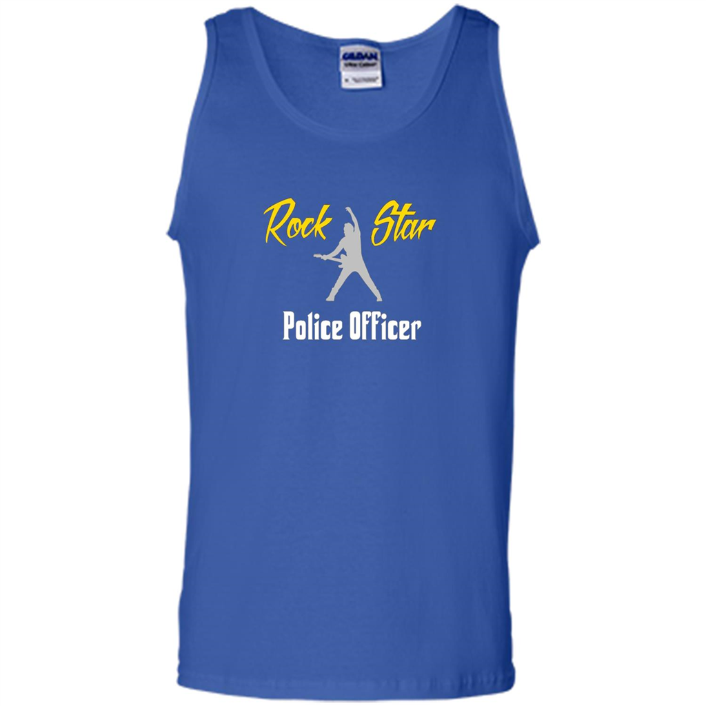 This Guy Is A Rock Star Police Officer T-shirt Royal