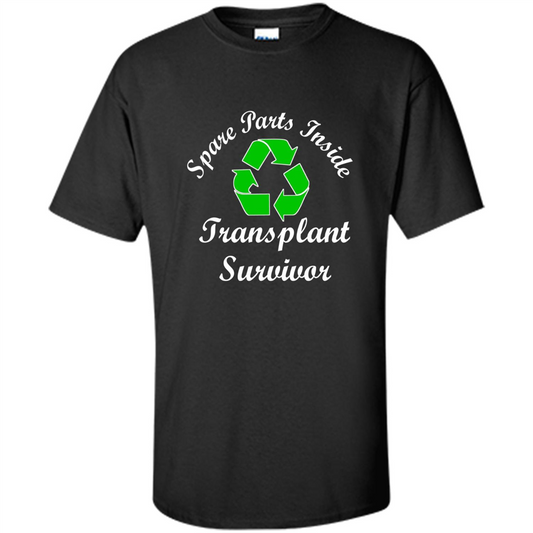 Spare Parts Inside Transplant Survivor T-shirt Purple