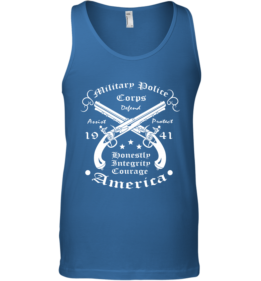 Military Police America Shirt Tank Top Tank Top Royal