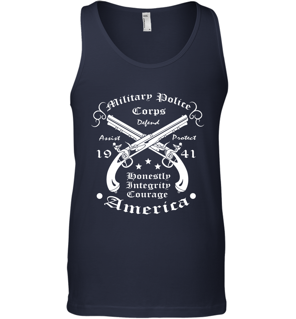 Military Police America Shirt Tank Top Tank Top Navy