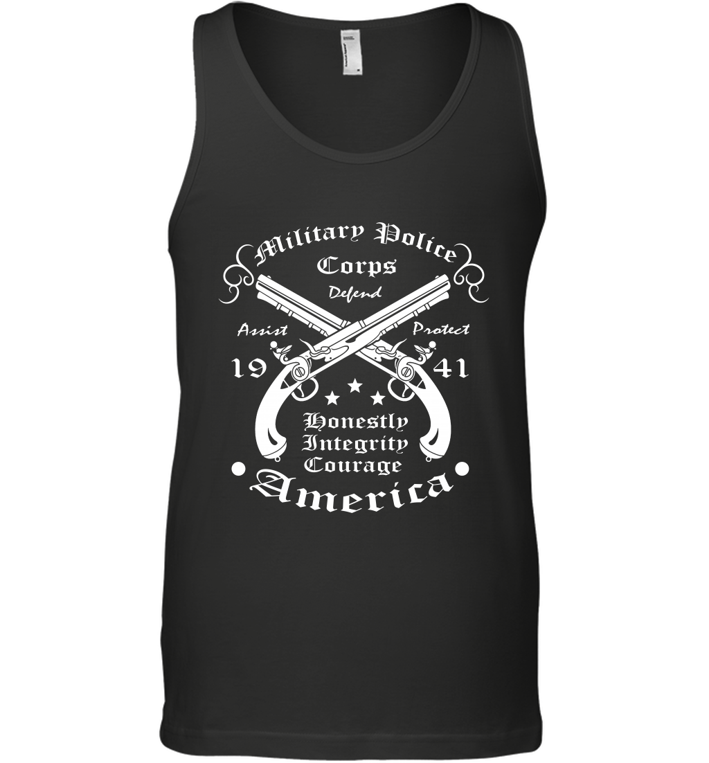 Military Police America Shirt Tank Top