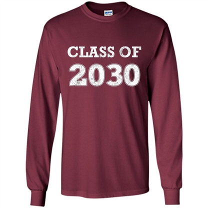 Class of 2030 T-Shirt Maroon