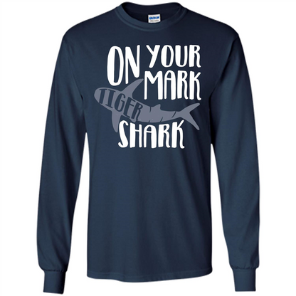 Tiger Shark T-shirt On Your Mark Tiger Shark T-shirt Navy