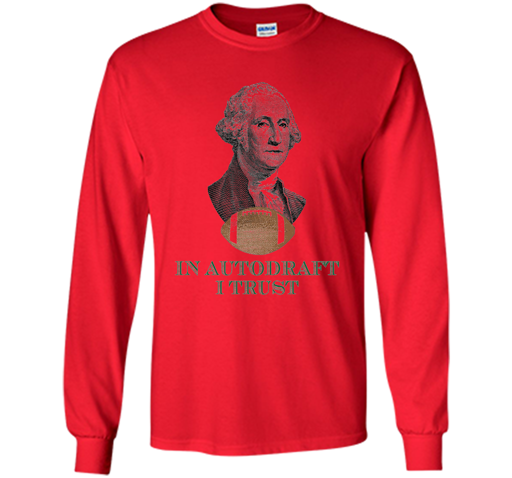 Football T-shirt In Autodraft I Trust T-shirt Red