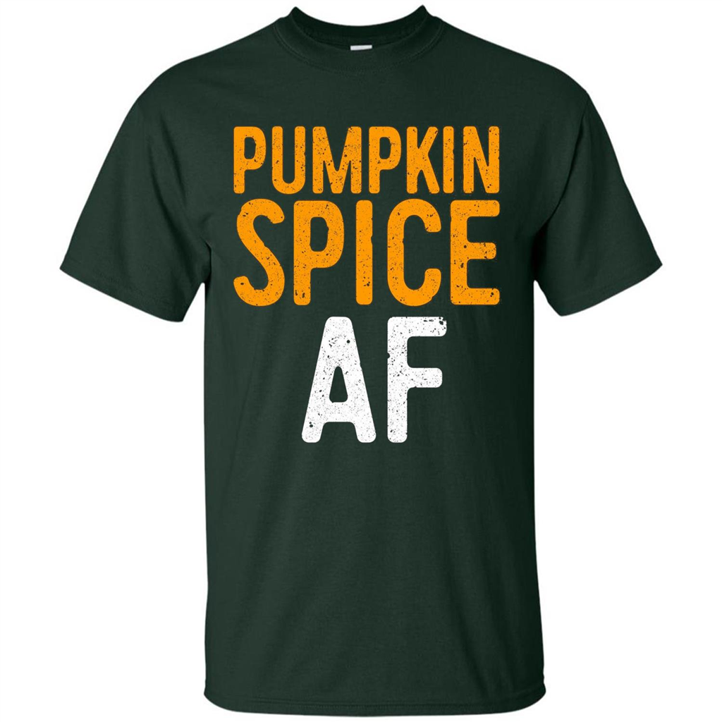 Pumpkin Spice AF T-shirt Forest Green
