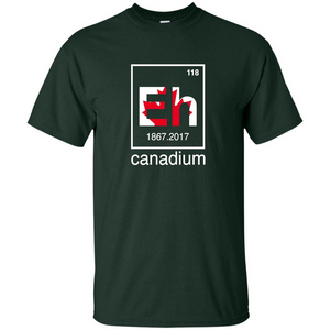 Funny Canadian T-shirt Canada Element Eh - 150 years T-Shirt