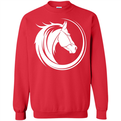 Horse Lover T-shirt Horse Circle Red