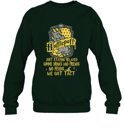Harry Potter Quotes Hufflepuff Sweatshirt Sweatshirt Forest