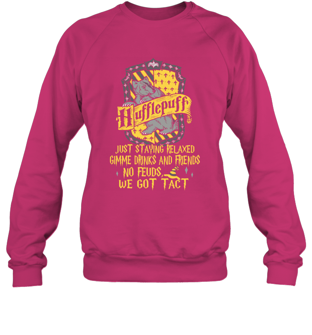 Harry Potter Quotes Hufflepuff Sweatshirt Sweatshirt Heliconia