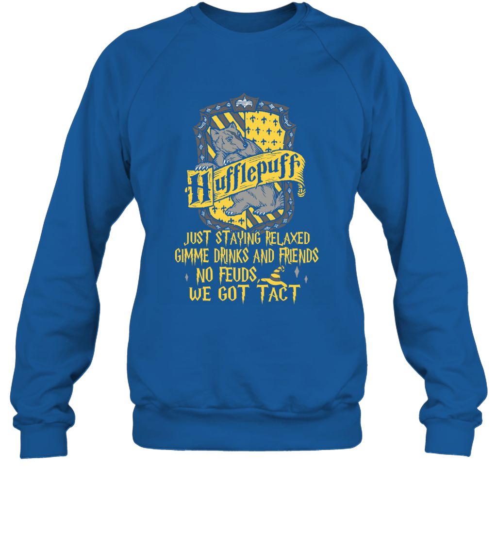 Harry Potter Quotes Hufflepuff Sweatshirt Sweatshirt Royal