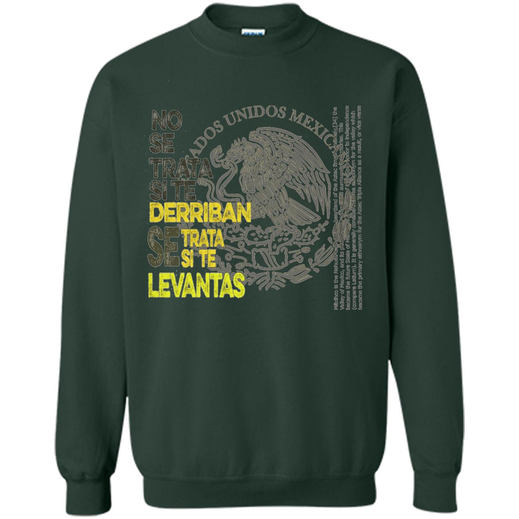 Mexican Pride With A Positive Message T-Shirt Forest Green