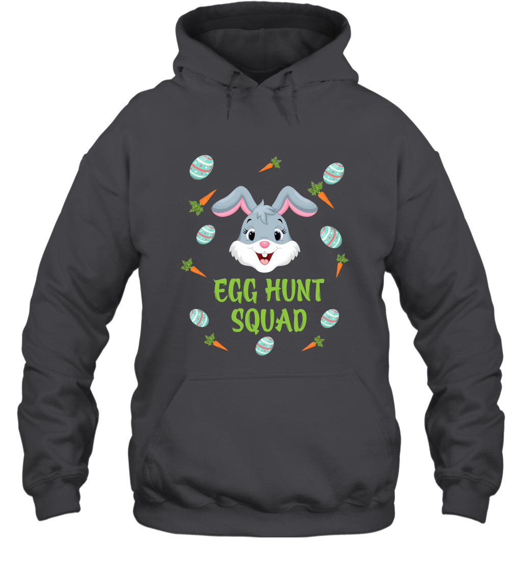 Egg Hunt Squad Happy Easter Day Shirt Hoodie Dark Heather