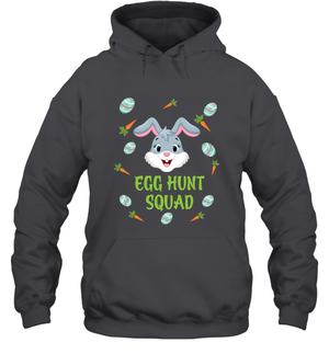 Egg Hunt Squad Happy Easter Day ShirtUnisex Heavyweight Pullover Hoodie