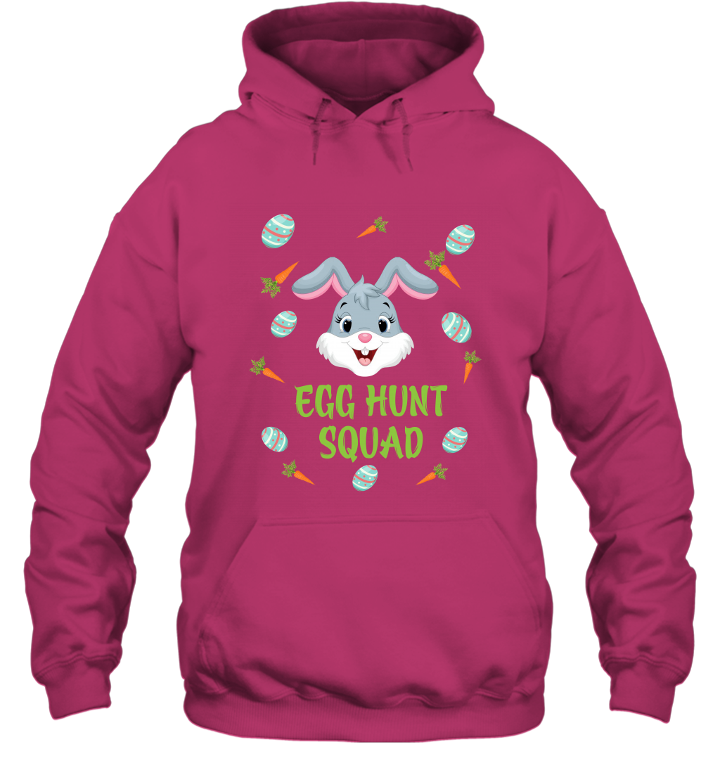 Egg Hunt Squad Happy Easter Day Shirt Hoodie Heliconia