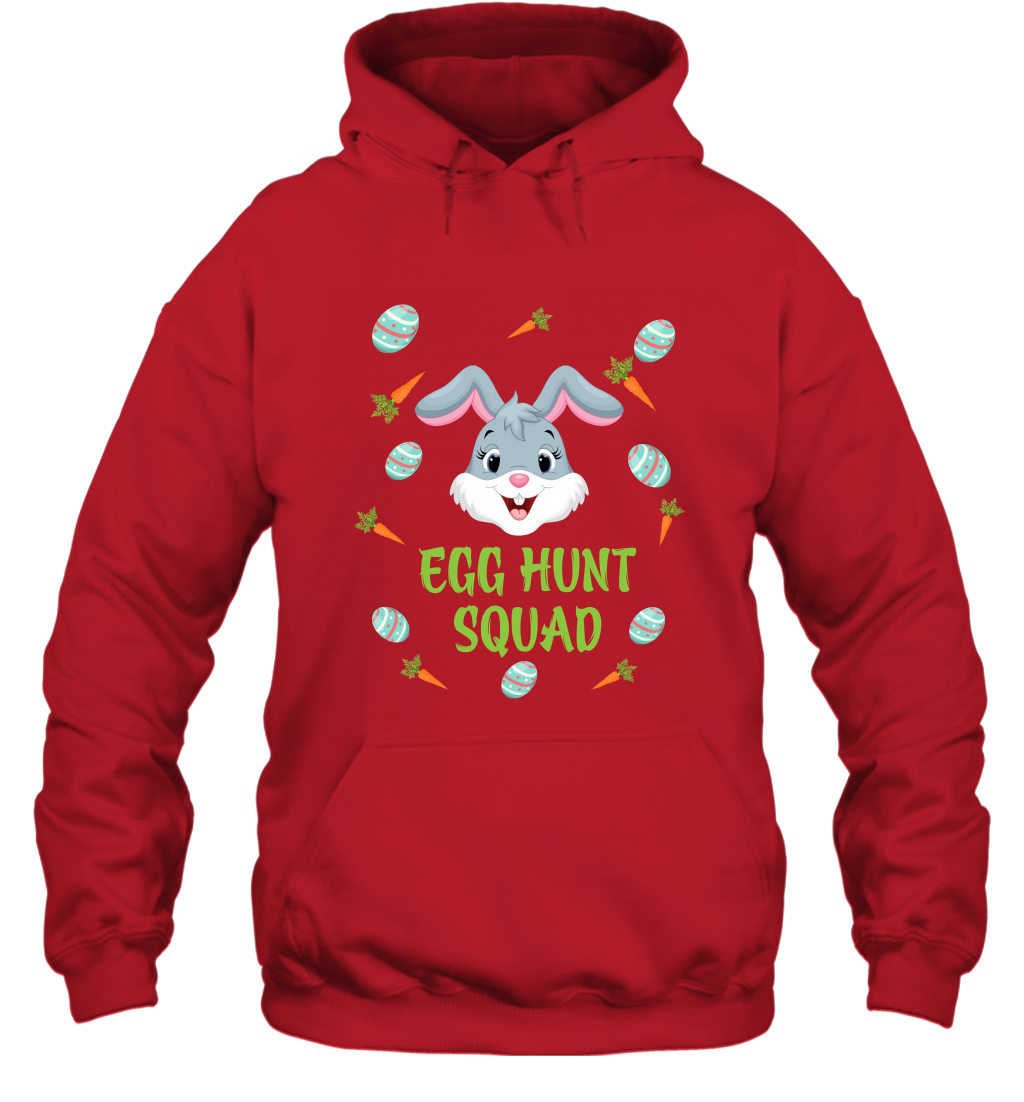 Egg Hunt Squad Happy Easter Day Shirt Hoodie Red