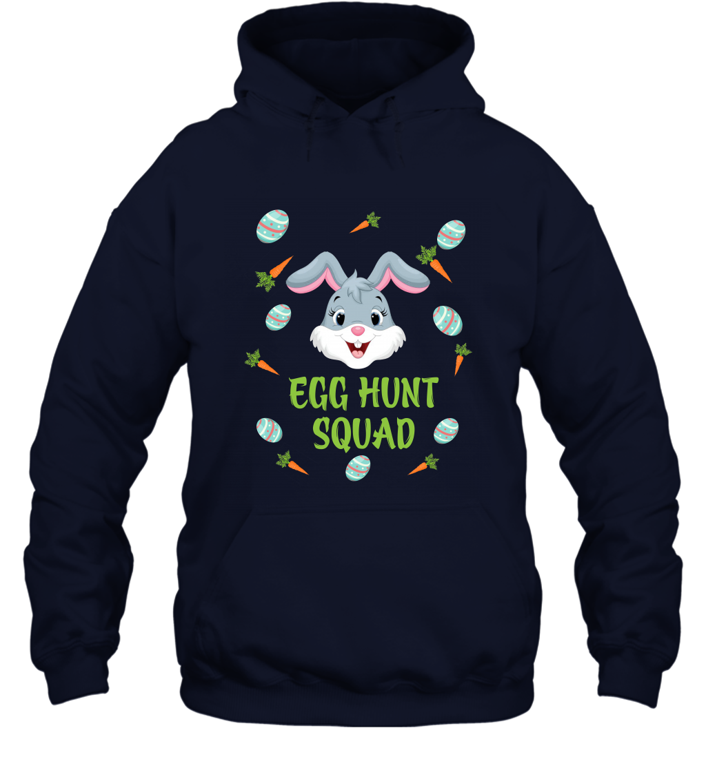 Egg Hunt Squad Happy Easter Day Shirt Hoodie Navy