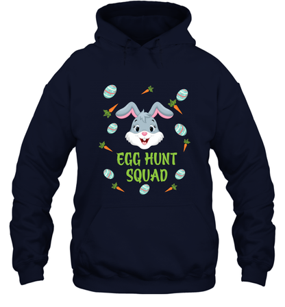 Egg Hunt Squad Happy Easter Day Shirt Hoodie Navy
