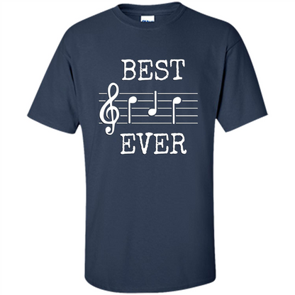 Fathers Day T-shirt Best Dad Ever Navy