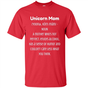 Fun Mom T-shirt - Unicorn Mom Definition